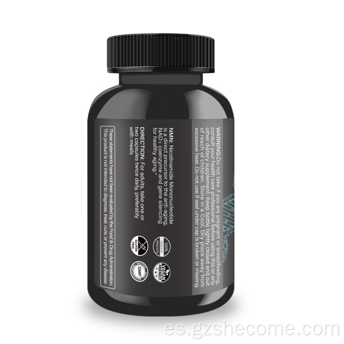 Cápsulas NMN Retraso Anging NAD+ Cápsulas NMN Cápsulas